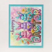 Puzzle Lapins de Pâques heureux (Vertical)