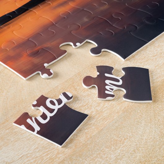 Puzzle Lapland sunset (Côté)