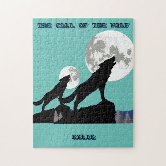 PUZZLE "L'APPEL DU LOUP" PERSONNALISÉ (Vertical)