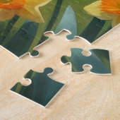 Puzzle Lapphund Finlandais Fleurs de printemps de chien P (Côté)