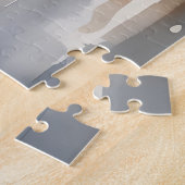 Puzzle L'aquarelle de la ville pluvieuse (Côté)