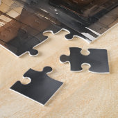 Puzzle L'aquarelle de la ville pluvieuse (Côté)