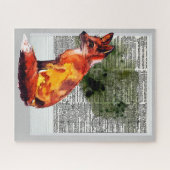 Puzzle L'aquarelle photo instantanée Fox (Horizontal)