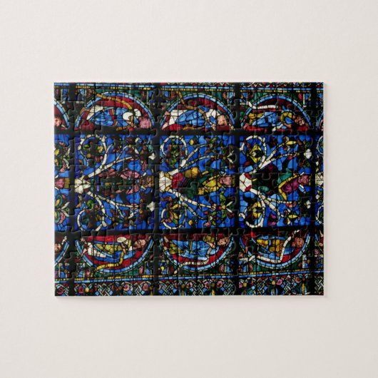 Puzzle L'arbre de Jesse, fenêtre en ogive dans le facad (Horizontal)