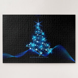 Puzzle l'arbre de Noël stylisé et lumineux de SlipperyJoe