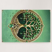 Puzzle L'arbre de vie aux noeuds celtiques. (Horizontal)