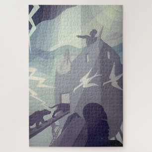 Puzzle L'Arche de Noé – 1927 Art d'Aaron Douglas