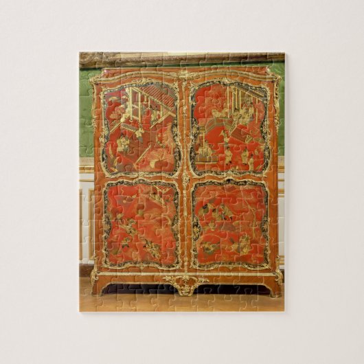 Puzzle L'Armoire avec la laque rouge du Chinoiserie (Vertical)