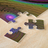 Puzzle L'Art Abstrait Fractal Lumineux et Coloré (Côté)