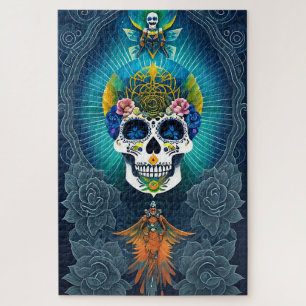 Puzzle L'art crâne à sucre - Jour des morts