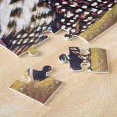 Puzzle L'art de la Chouette forestière sauvage Abstraite (Côté)