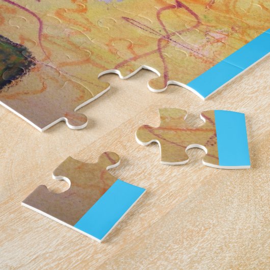 Puzzle L'art de la colombe à ailes blanches (Côté)