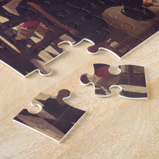 Puzzle L'art de la peinture par Johannes Vermeer (Côté)