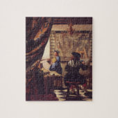 Puzzle L'art de la peinture par Johannes Vermeer (Vertical)