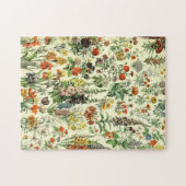 Puzzle L'art de l'ancienne illustration des fleurs Vintag (Horizontal)