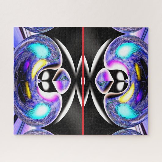 Puzzle L'art des chats aliens amusants (Horizontal)