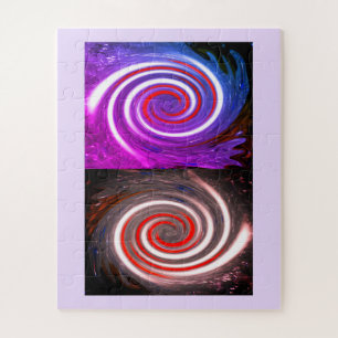Puzzle L'art des galaxies jumelles