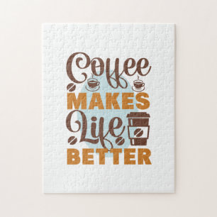 Puzzle L'art du café rend la vie meilleure