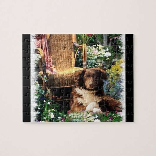Puzzle L'art du chien berger australien (Horizontal)
