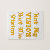 Puzzle L'Art Du Texte Fondé Sur La Foi : Pas Ma Vision, M (Horizontal)