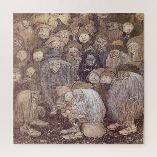 Puzzle L'art du troll de John Bauer (Vertical)
