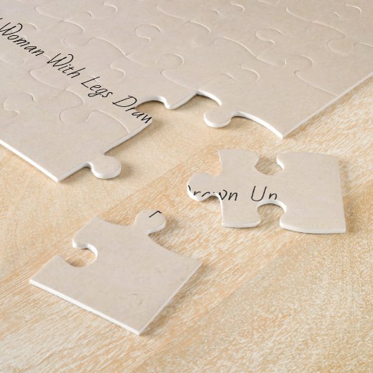 PUZZLE L'ART, EGON SCHIELE A ASSIS LA FEMME AVEC DES (Côté)