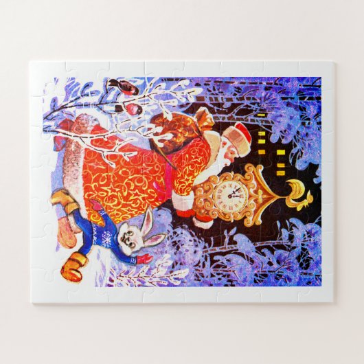 Puzzle L'art festif de Père Noël en Russie (Horizontal)