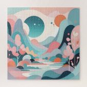 Puzzle L'art paysager Abstrait (Vertical)