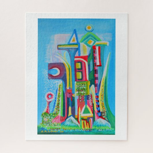 Puzzle L'art urbain futur (Vertical)
