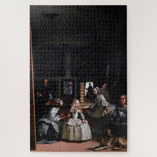 Puzzle Las Meninas, les domestiques d'honneur, Diego Vela (Vertical)