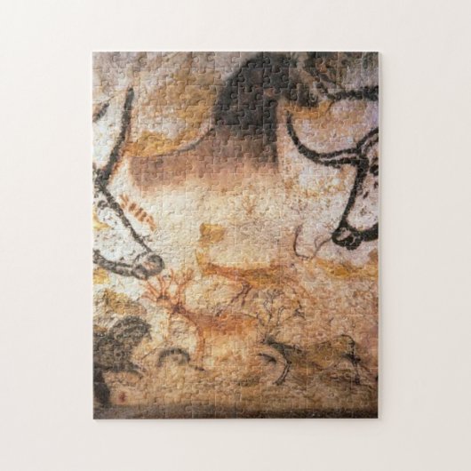 Puzzle Lascaux Bulls Buffalo Cave Peinture (Vertical)