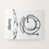 Puzzle L'astronaute Little Boys dans l'espace (Horizontal)