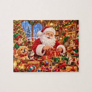 Puzzle L'atelier de Noël du Père Noël