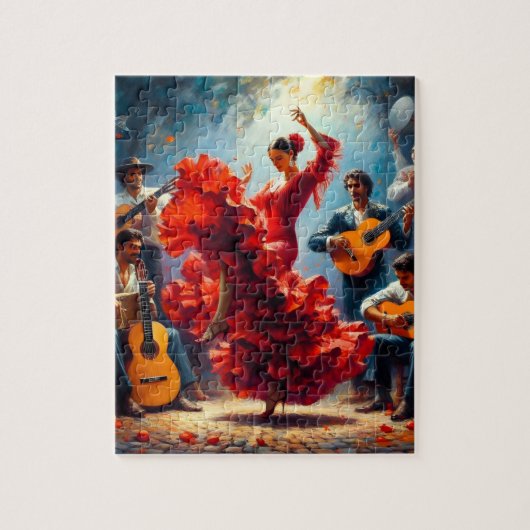 Puzzle Latina Latin Flamenco espagnol mexicain (Vertical)