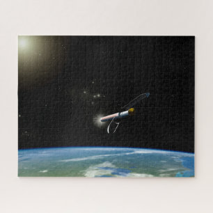 Puzzle L'Atlas V541 Lance Le Véhicule En Orbite.
