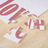 Puzzle Latte et coupe d'amour, mains et citation de café (Côté)