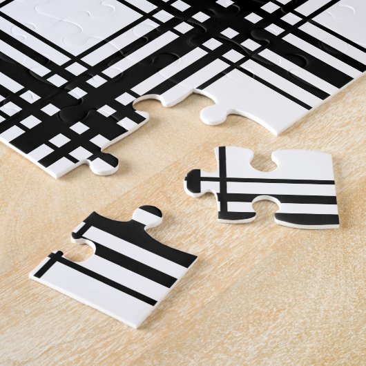 Puzzle Lattice noir et blanc Frustrant (Côté)