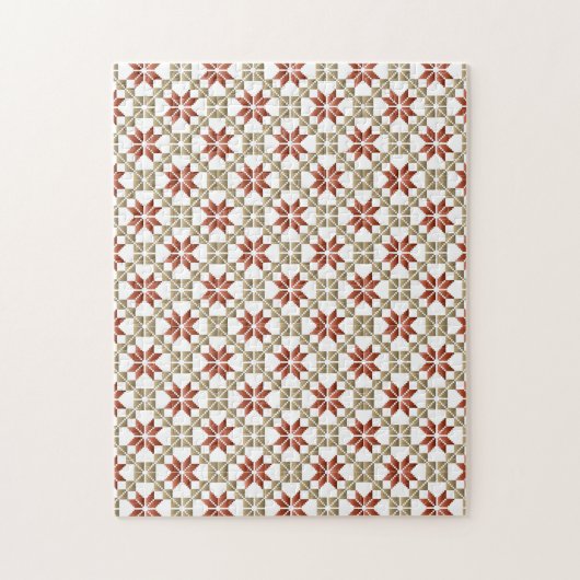 Puzzle Latvian Morning SUN motif géométrique IX (Vertical)