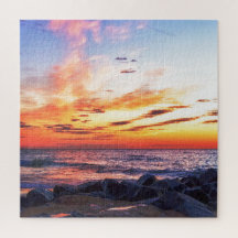 L'aube dans la 120ème rue à Ocean City Maryland