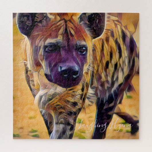 Puzzle Laughing Hyena [puzzle Carré] (Vertical)