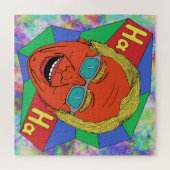 Puzzle Laughing Man (Artiste Auto-Portrait) (Horizontal)