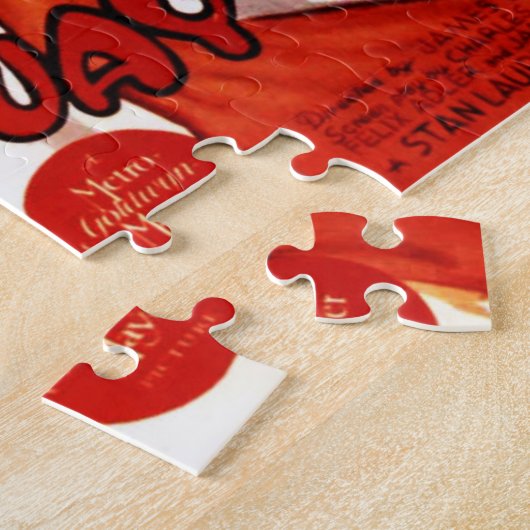 Puzzle Laurier et casse-tête classique robuste d'affiche (Côté)