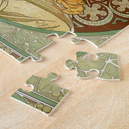 Puzzle Laurier par Alphonse Mucha (Côté)