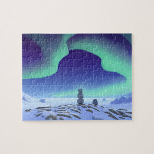 Puzzle L'Aurora Borealis : Lumières Dansantes Du Nord