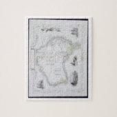 Puzzle L'Australie, d'une série de cartes du monde a (Vertical)