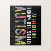 Puzzle L'Autisme Voit Le Monde Différemment L'Autisme (Vertical)