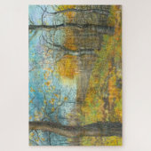 Puzzle L'automne d'or dans une chênaie (Vertical)