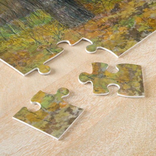 Puzzle L'automne d'or dans une chênaie (Côté)