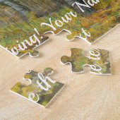 Puzzle L'automne doré dans une aquarelle en chênaie (Côté)