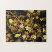 Puzzle L'automne japonais laisse l'art classique antique (Horizontal)